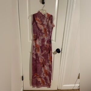 Medium Windsor mesh dress with lining underneath. Very stretchy